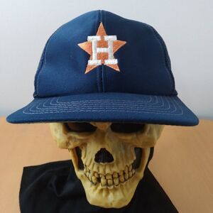 Vintage Houston Astros Trucker Snap Back Hat